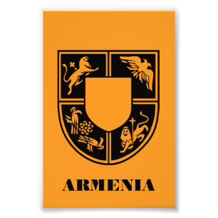 Impression Photo Armenian State Emblem Art Contemporain