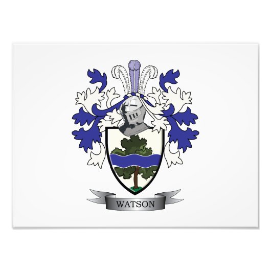 Impression Photo Armoiries de Watson Family Crest (Devant)