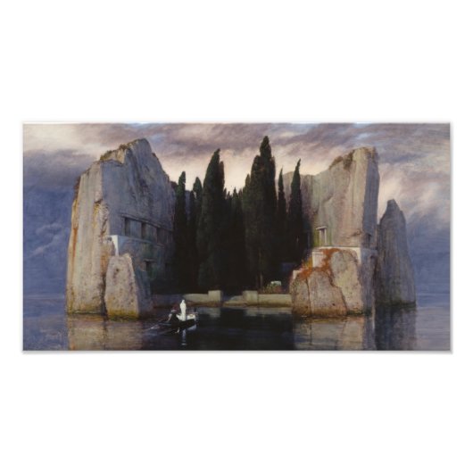 Impression Photo Arnold Böcklin - L'île des morts (Devant)