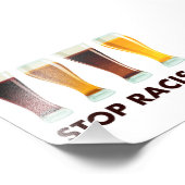 Impression Photo Arrêter le racisme de l'alcool Égalité de la bière (Coin)