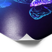 Impression Photo Arrière - plan avec papillons de nuit (Coin)