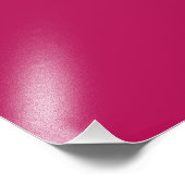 Impression Photo Arrière - plan couleur Fuchsia Magenta rose solide (Coin)