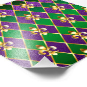 Impression Photo Arrière - plan de bijoux Mardi Gras (Coin)