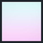 Impression Photo Arrière - plan de dégradé rose et bleu pastel<br><div class="desc">Couleur pastel bleu clair et rose.</div>