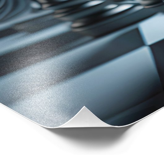 Impression Photo Arrière - plan de jeu d'échecs (Coin)