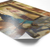 Impression Photo Arrivée de Franklin à Philadelphie par N. C. Wyeth (Coin)