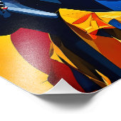 Impression Photo Art Abstrait afrocentrique moderne (Coin)