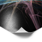 Impression Photo Art Abstrait Glace Arc-en-ciel (Coin)