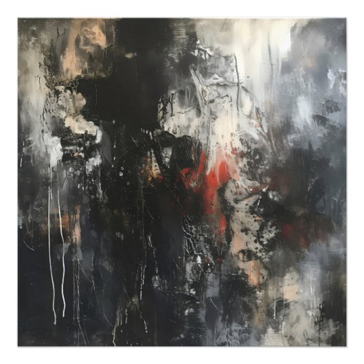 Impression Photo Art Abstrait sombre (Devant)