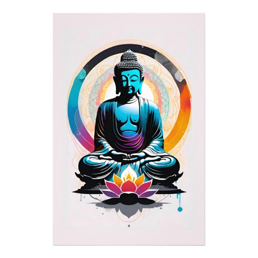 Impression Photo Art Bouddha Zen (Devant)