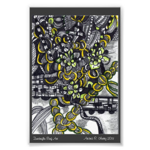 Impression Photo Art d'anneau d'ACEO en encre par Ariana R. Cherry