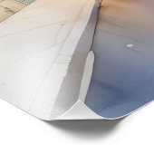 Impression Photo Art de l'aquarelle de Barcelone (Coin)