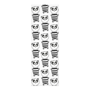 Impression Photo Art de panda noir et blanc ludique