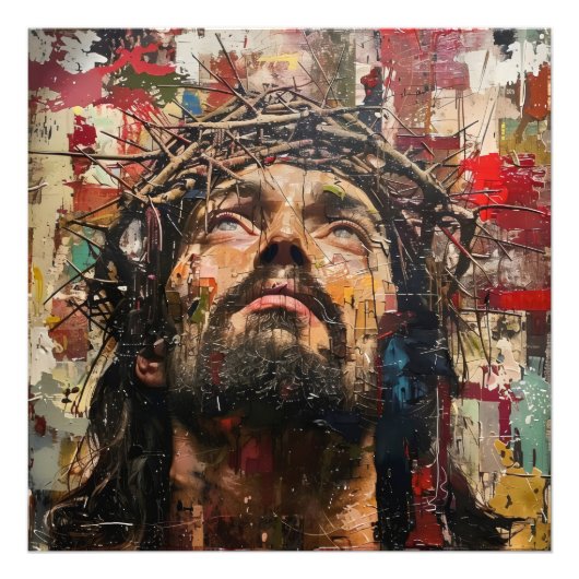 Impression Photo Art de rue Jésus (Devant)