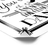 Impression Photo art déco, panneau de salle de bain GENTLEMEN, pann (Coin)