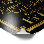 Impression Photo art déco, panneau Mariage à bulle affiche mariage, (Coin)