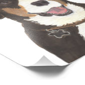 Impression Photo Art du chien de montagne d'Entlebuch (Coin)