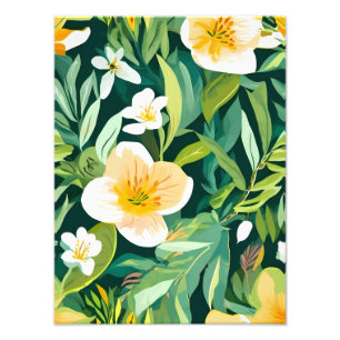 Impression Photo Art floral paradis tropical