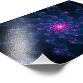 Impression Photo Art Fractal Fleur Vie (Coin)