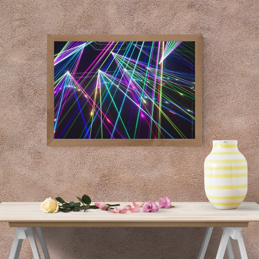 Impression Photo Art laser couleur Abstrait