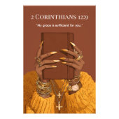 Impression Photo Art mur chrétien | Écriture biblique (Devant)