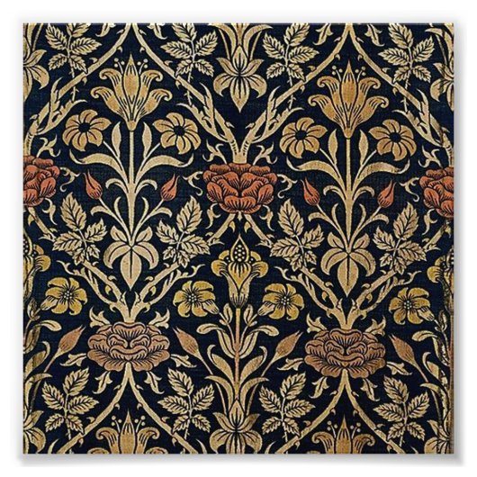 Impression Photo Art nouveau, motif Belle époque, vintage, chic, Wi (Devant)