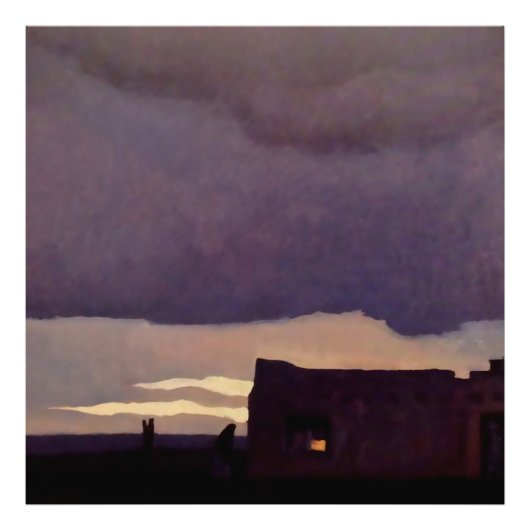 Impression Photo Art occidental « Fin d'après-midi » de Maynard Dix (Devant)