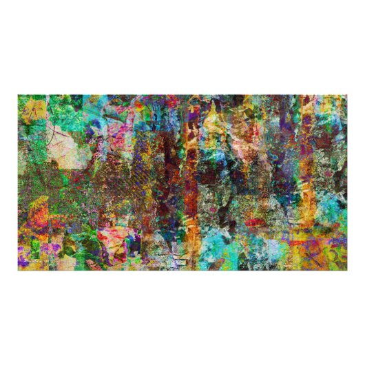 Impression Photo Art original urbain de la Jungle numérique (Devant)