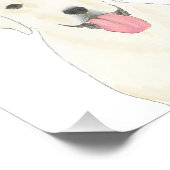 Impression Photo Art personnel du Labrador blanc (Coin)