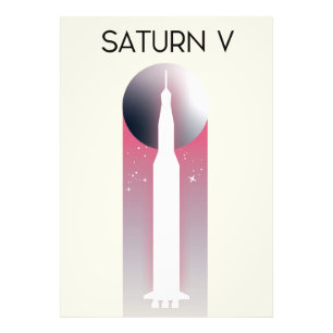 Impression Photo Art spatial Apollo Saturn V