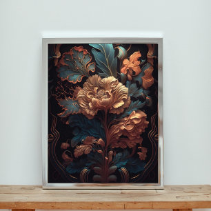 Impression Photo Art spécial floral Abstrait