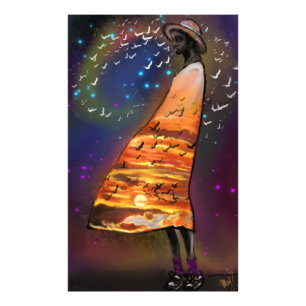 Impression Photo Art Sunset pour les femmes et les oiseaux Imprimer