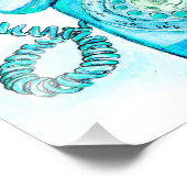 Impression Photo Art téléphonique bleu rétro Imprimer Vintage (Coin)