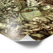 Impression Photo Arthur Rackham - Un Carol de Noël - Fantômes (Coin)