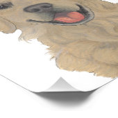 Impression Photo Artiste de chien réversible réversible (Coin)