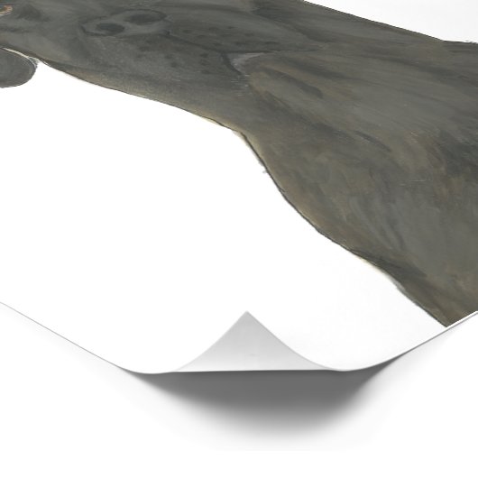 Impression Photo Artiste noir personnalisé (Coin)