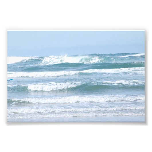 Impression Photo Artwork des vagues du Pacifique (Devant)