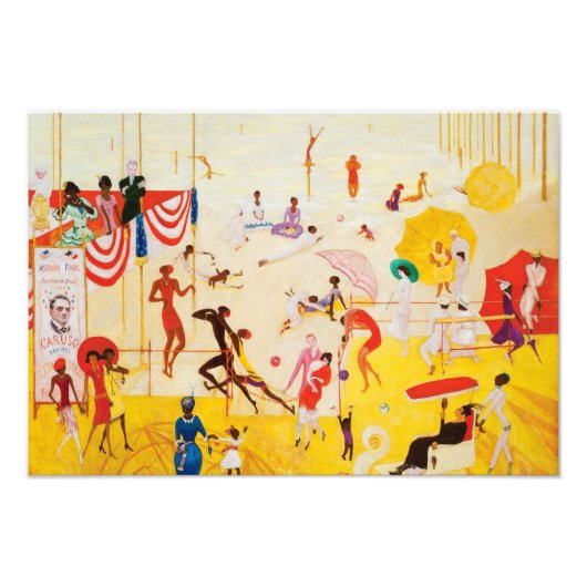 Impression Photo Asbury Park South, 1920 par Florine Stettheimer (Devant)