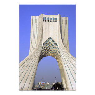 Impression Photo Asie, Iran, Téhéran. Monument de la Liberté à 