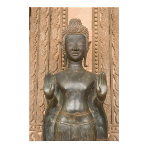 Impression Photo Asie, Laos, Vientiane, Bouddha en bronze à Hawn
