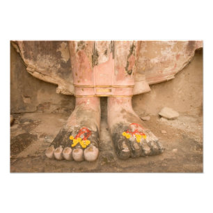 Impression Photo Asie Thaïlande, Sukhothai, les pieds de Bouddha et