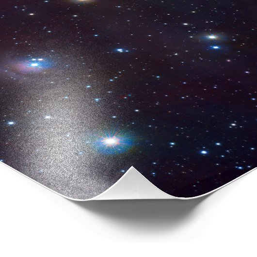 Impression Photo Astronomie spatiale de la nébuleuse (Coin)