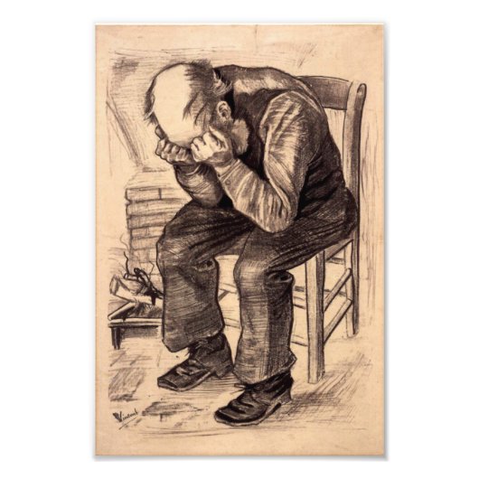 Impression Photo At Eternitys Gate - Van Gogh (Devant)