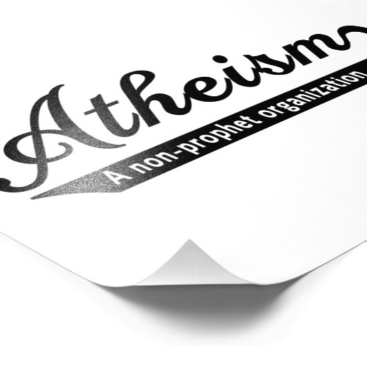 Impression Photo athéisme (Coin)