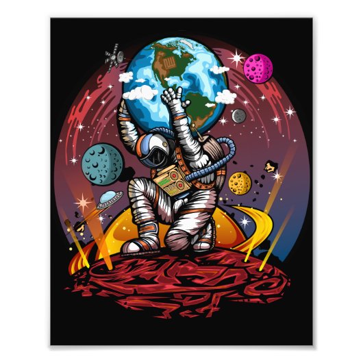 Impression Photo Atlas Space Man (Devant)