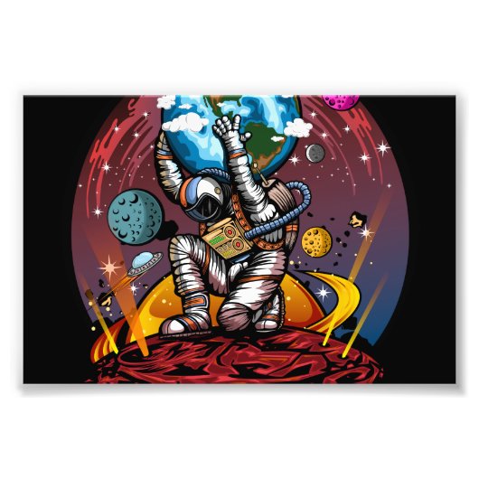 Impression Photo Atlas Space Man (Devant)
