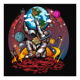 Impression Photo Atlas Space Man