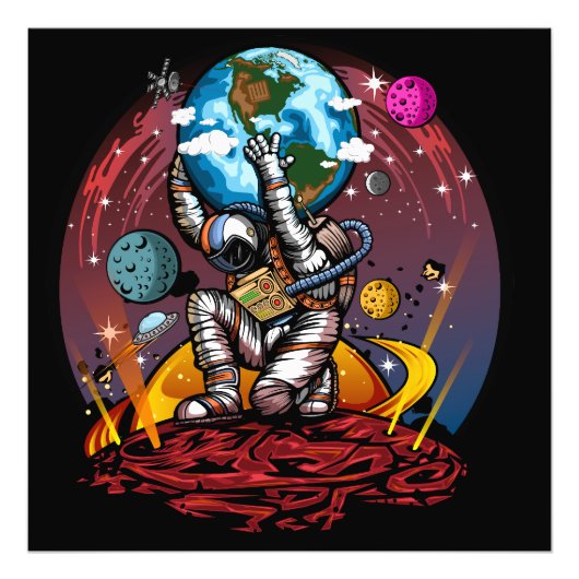 Impression Photo Atlas Space Man (Devant)
