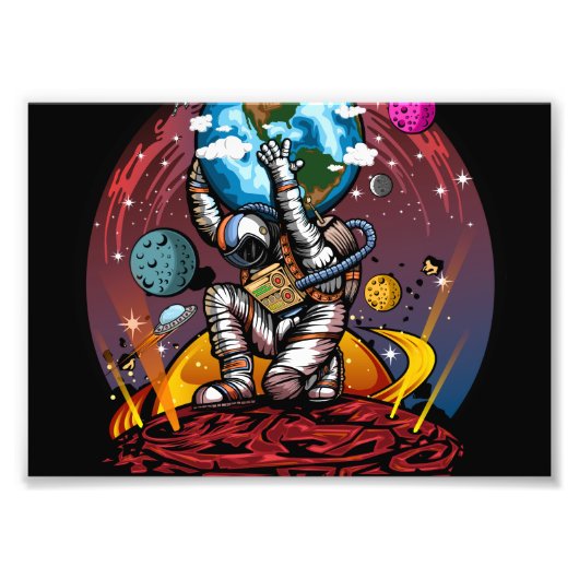 Impression Photo Atlas Space Man (Devant)