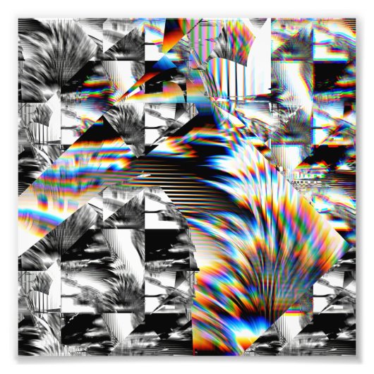 Impression Photo Attaque arc-en-ciel (Devant)